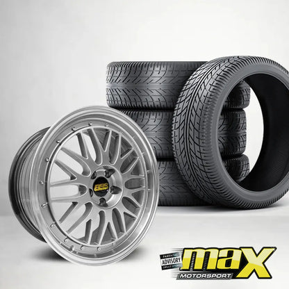 17 Inch - MX506-17HB BSS LM Style Wheel & Tyre Combo - 5x100 PCD Max Motorsport