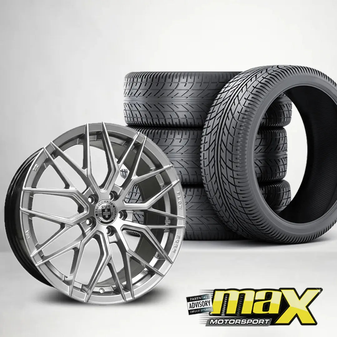 17 Inch - MX513-5100 HR.E Style Wheel & Tyre Combo - 5x100 PCD Max Motorsport