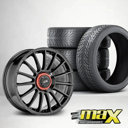 17 Inch MXF1217 Rotform Style Wheel & Tyre Combo - 4x100 / 5x100 PCD Max Motorsport