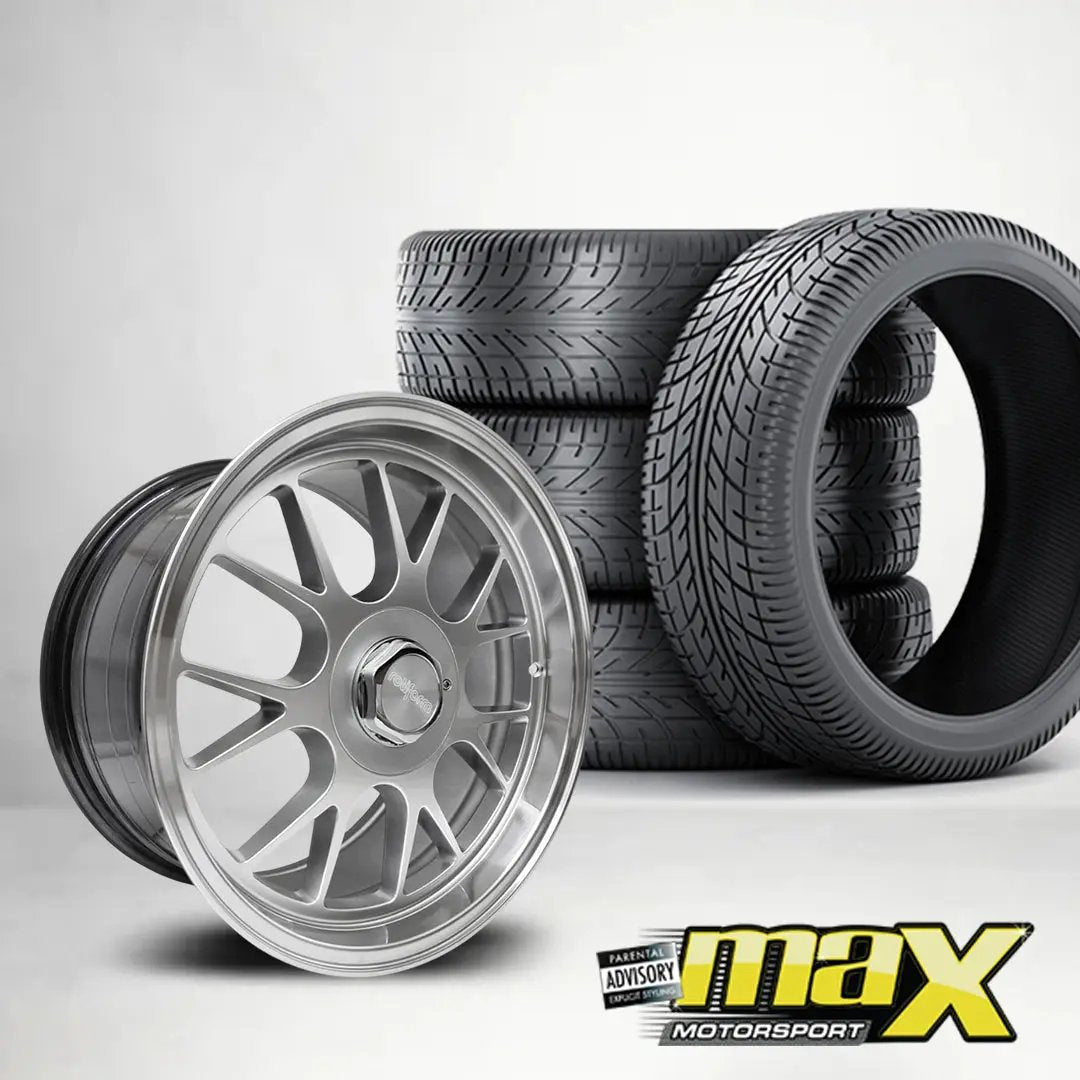 17 Inch MXF1217 Rotform Style Wheel & Tyre Combo - 4x100 / 5x100 PCD Max Motorsport
