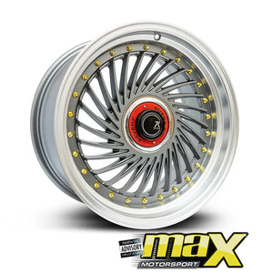 17 Inch Mag Wheel - MX1213-S SevenK Twist Wheel (4x100 / 4x114.3PCD) Max Motorsport