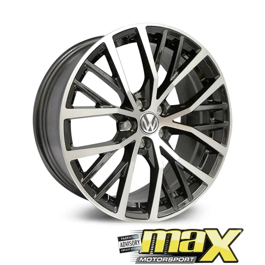 17 Inch Mag Wheel - MX129 Polo 6 GTI Style Wheel - 5x100 PCD maxmotorsports