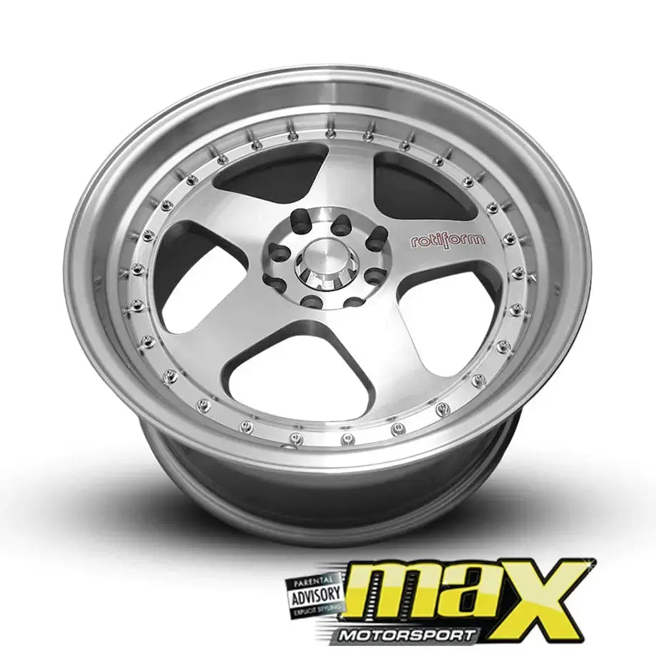 17 Inch Mag Wheel - MX1026-WT Rotform ROC Style Wheel (4x100 / 4x114.3 PCD) Max Motorsport
