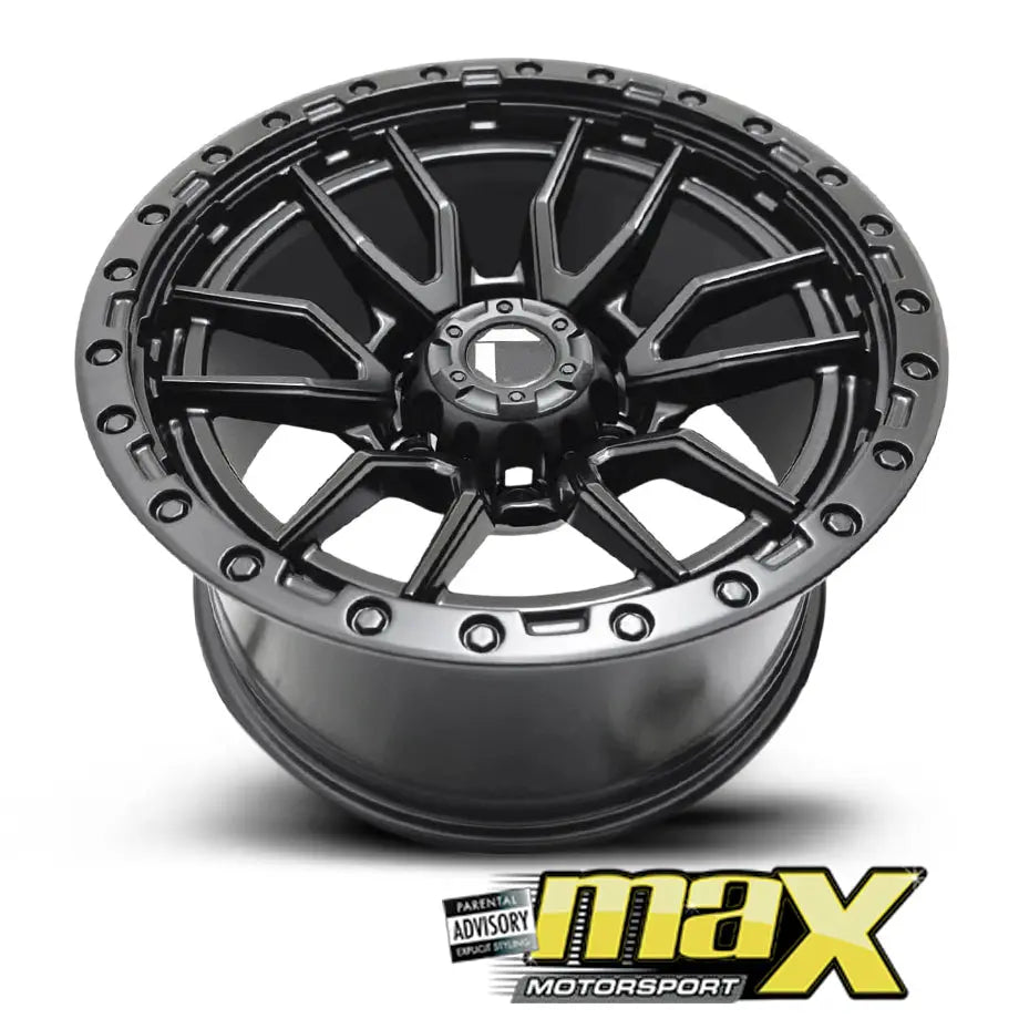17 Inch Mag Wheel - MX109-17 Bakkie Wheels (6x139.7 PCD) Max Motorsport
