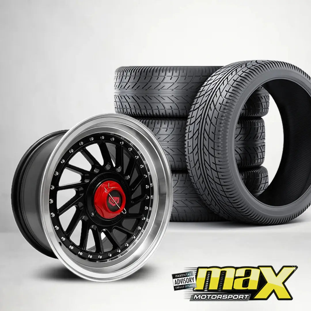 17 Inch Mag Wheel - MX113-17A Style Wheel & Tyre Combo - 4x100 / 5x100 PCD Max Motorsport