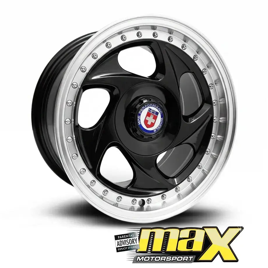 15 Inch MX115-A HR.E Blade Style Wheel & Tyre Combo - (4x100 / 5x100 P ...