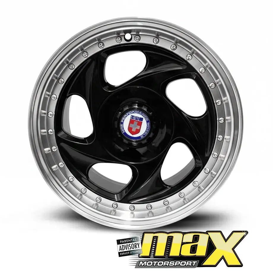 15 Inch MX115-A HR.E Blade Style Wheel & Tyre Combo - (4x100 / 5x100 P ...