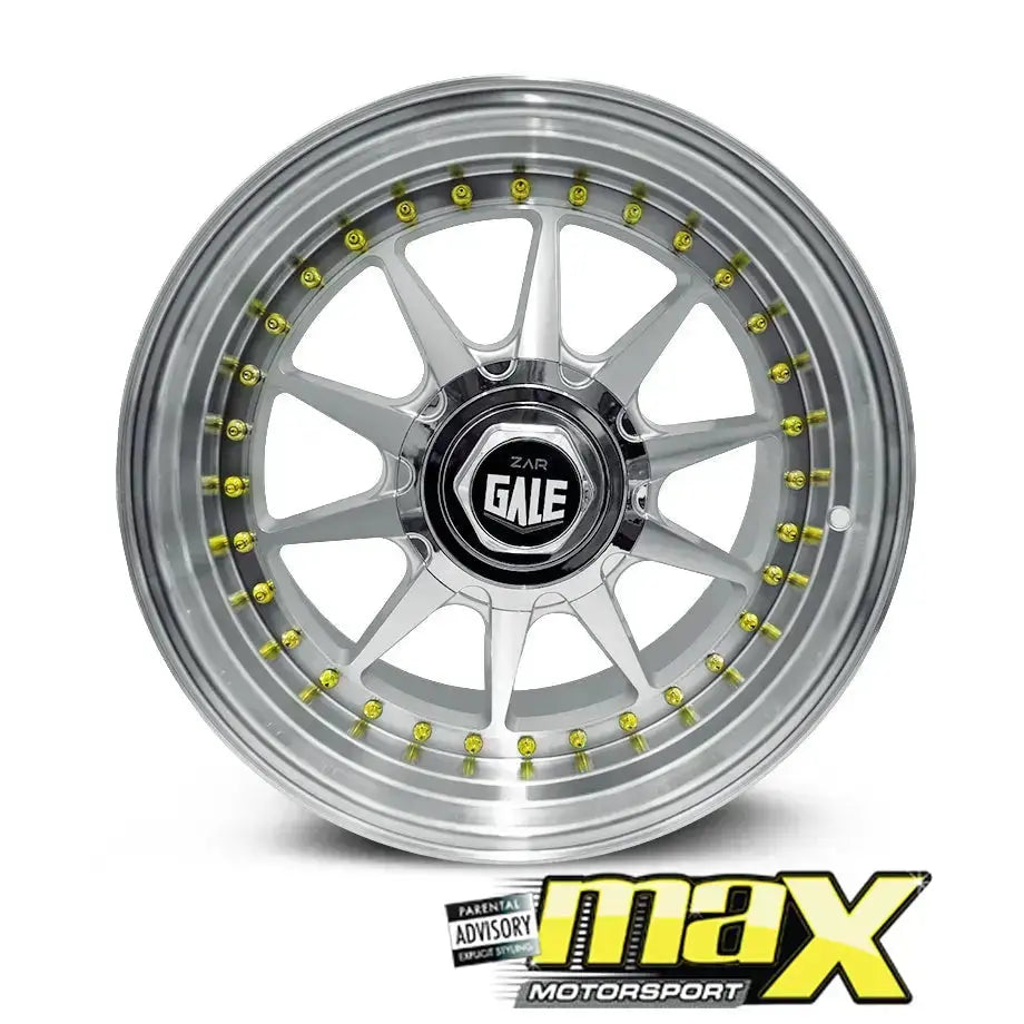 17 Inch Mag Wheel - MX1214-G7 Gale Ewing Style Wheel (4x100 / 5x100 PCD) Max Motorsport