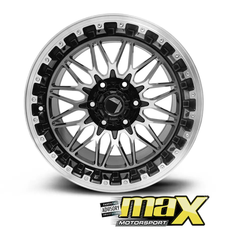 17 Inch Mag Wheel - MX228-17 Concave Bakkie Wheels (6x139.7 PCD) Max Motorsport