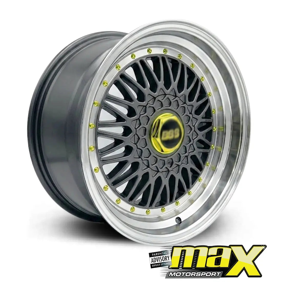17 Inch Mag Wheel - MX2604-17NW RS Style Wheel - 4x100 / 5x100 PCD (Narrow & Wide) Max Motorsport