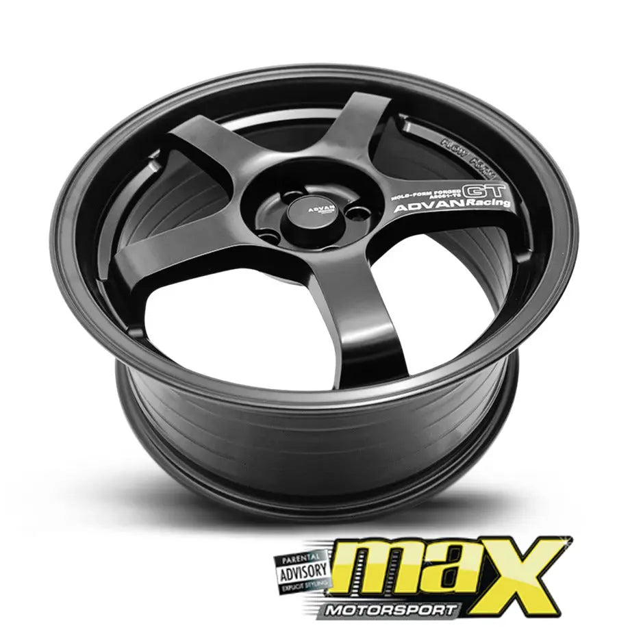 17 Inch Mag Wheel - MX512-17MB Advan GT Racing Style Wheel - 4x100 PCD Max Motorsport