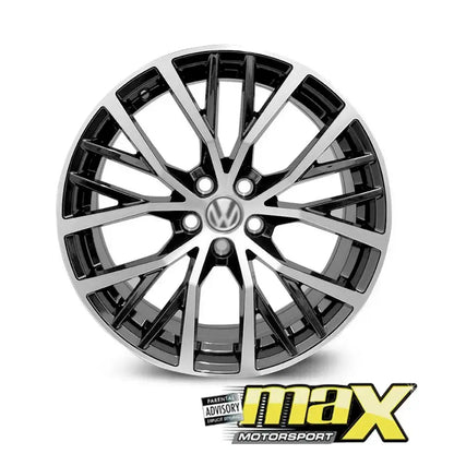 17 Inch Mag Wheel - MX5444 Golf 7 Santiago Style Wheel - 5x112 PCD Max Motorsport