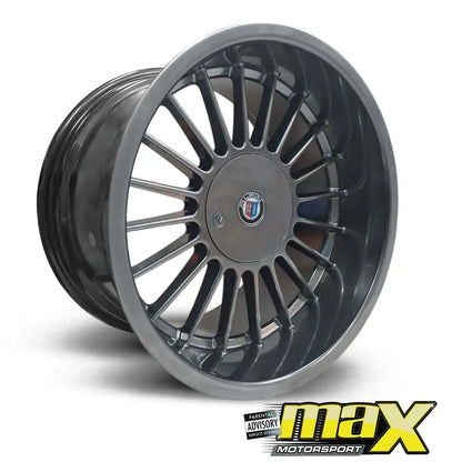 17 Inch Mag Wheel - MX7674-NW Alpin Style Wheel - 4x100 / 5x100 PCD  (Narrow & Wide) Max Motorsport