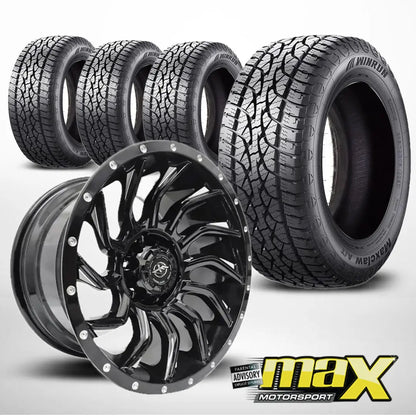 17 Inch Mag Wheel - MX8231 Concave Bakkie Wheel & Tyre Combo - 6x139.7 PCD Max Motorsport