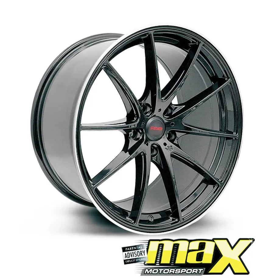 17 Inch Mag Wheel -  MX8822 Rays Style Wheel - 5x114.3 PCD Max Motorsport