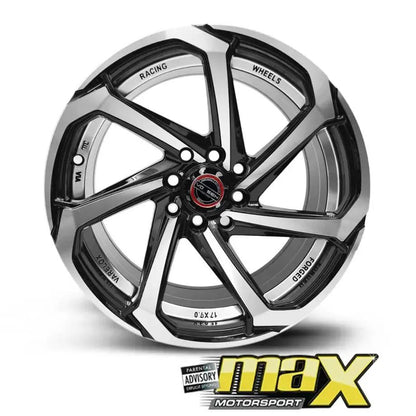 17 Inch Mag Wheel - MX8828-17BL Concave Wheels (4x100/ 4x114.3 PCD) Max Motorsport