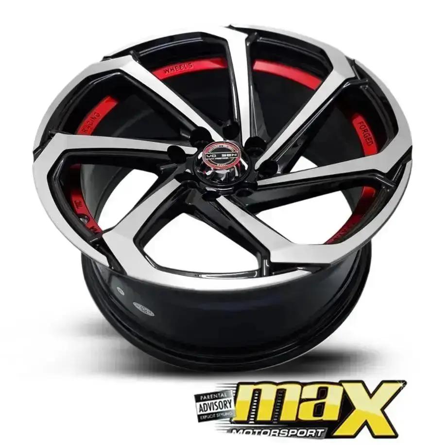 17 Inch Mag Wheel - MX8828-17RD Concave Wheels (4x100/ 4x114.3 PCD) Max Motorsport