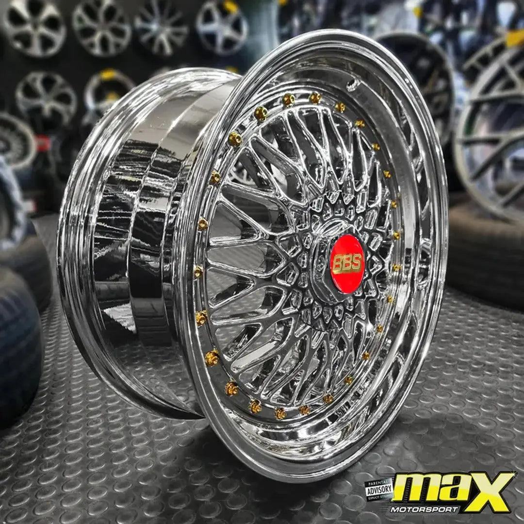 17 Inch Mag Wheel - MXBS01-17 Chrome BSS Wheel - 4x100 / 5x100 PCD Max Motorsport