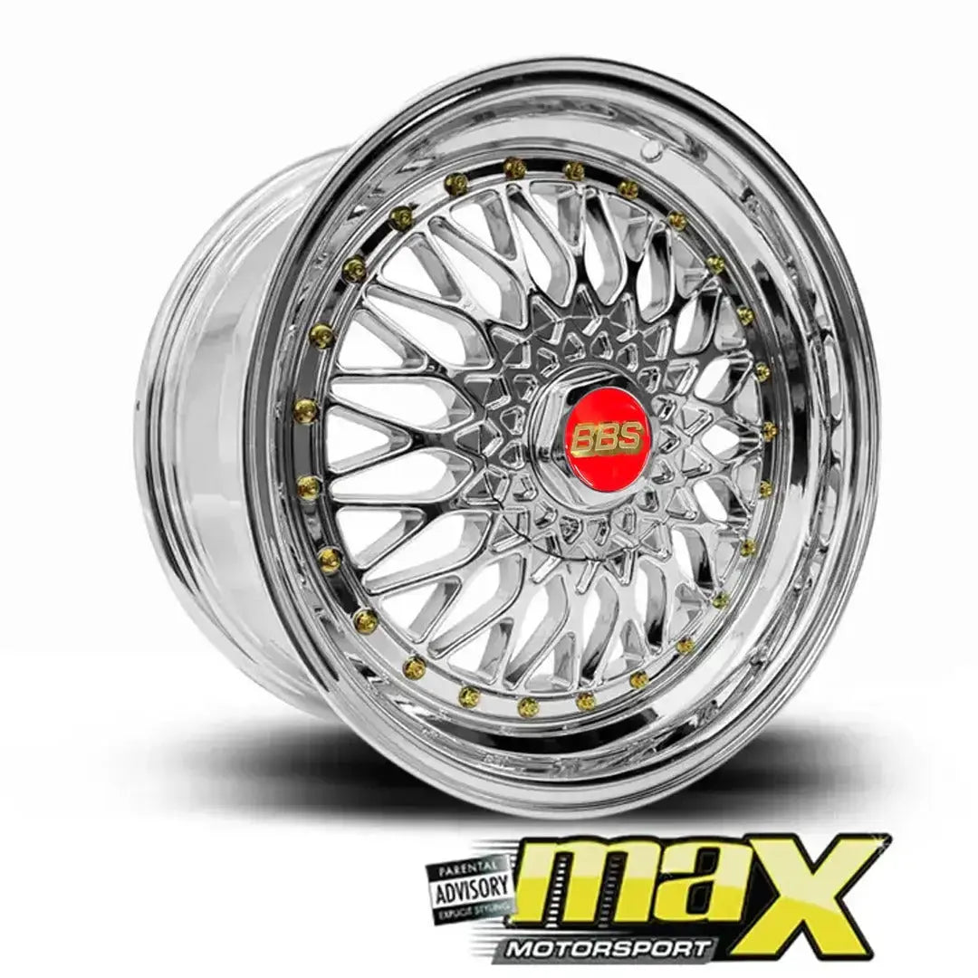 17 Inch Mag Wheel - MXBS01-17 Chrome BSS Wheel - 4x100 / 5x100 PCD Max Motorsport