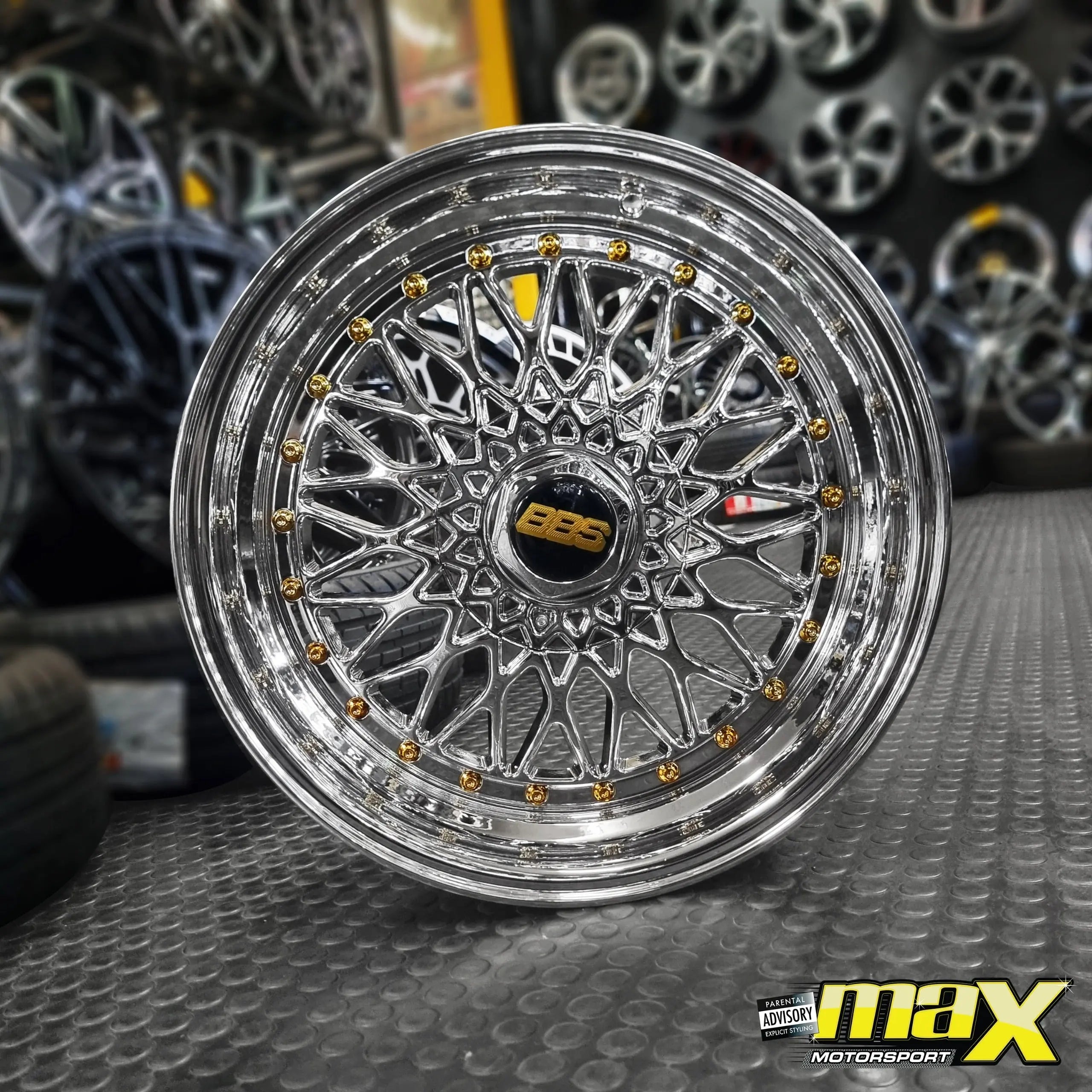 17 Inch Mag Wheel - MXBS01-17 Chrome BSS Wheel - 4x100 / 5x100 PCD ...