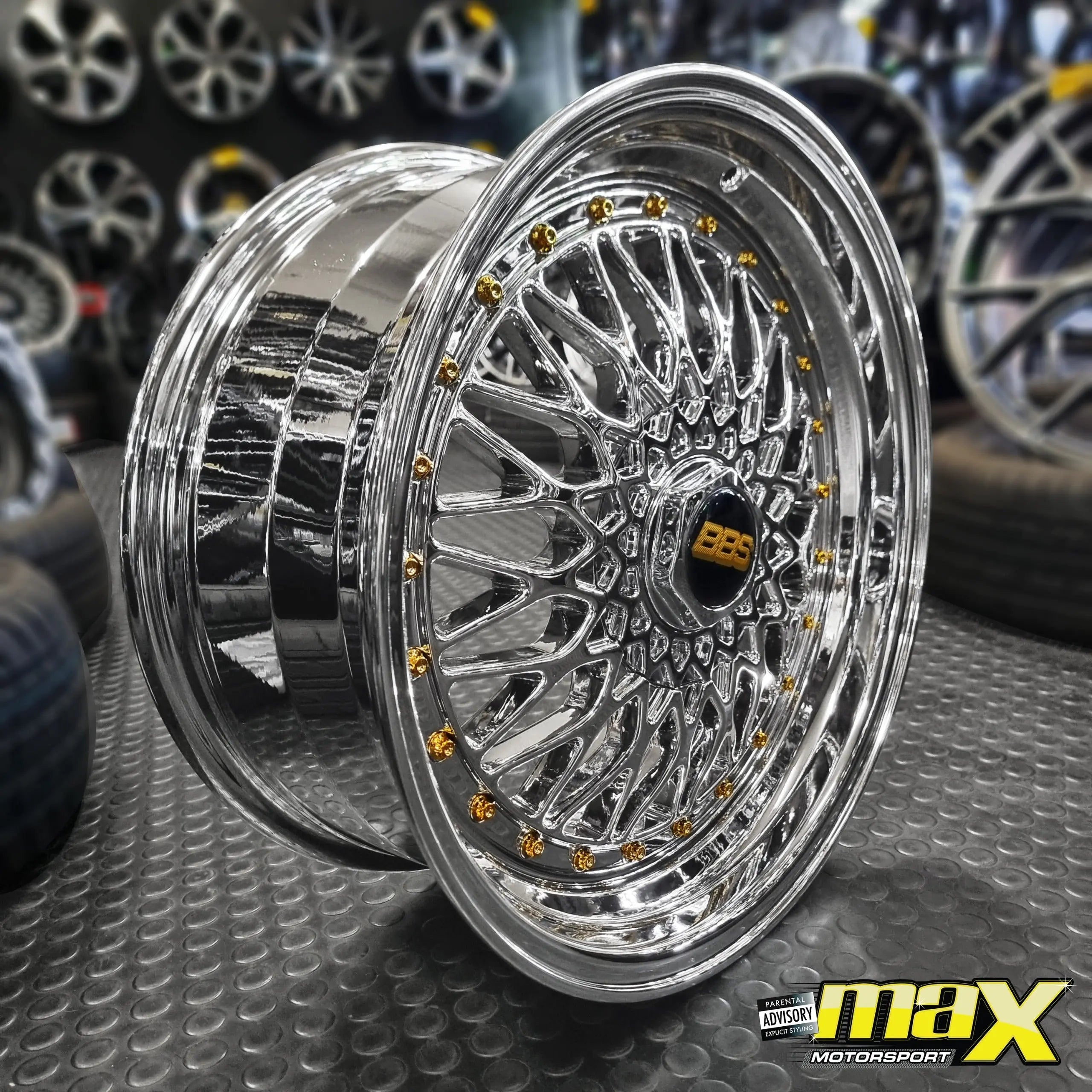 17 Inch Mag Wheel - MXBS01-17 Chrome BSS Wheel - 4x100 / 5x100 PCD ...