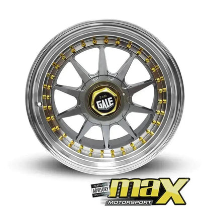 17 Inch Mag Wheel - MXF1217 Rotform Style Wheel (4x100 / 5x100 PCD) Max Motorsport