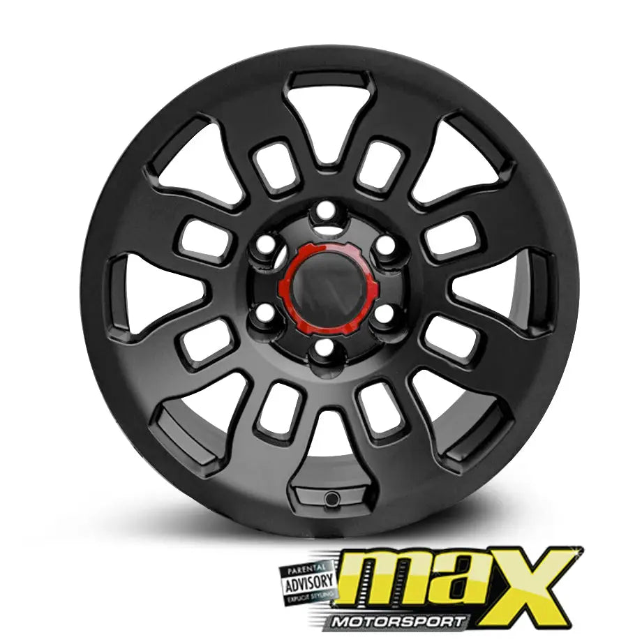 17 Inch Mag Wheel - MXJH1262 TRD Style Bakkie Wheel - (6x139.7 PCD) maxmotorsports