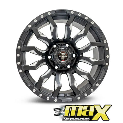 18 Inch Mag Wheel - MXJH124-8 Bakkie Wheels (6x139.7 PCD) Max Motorsport