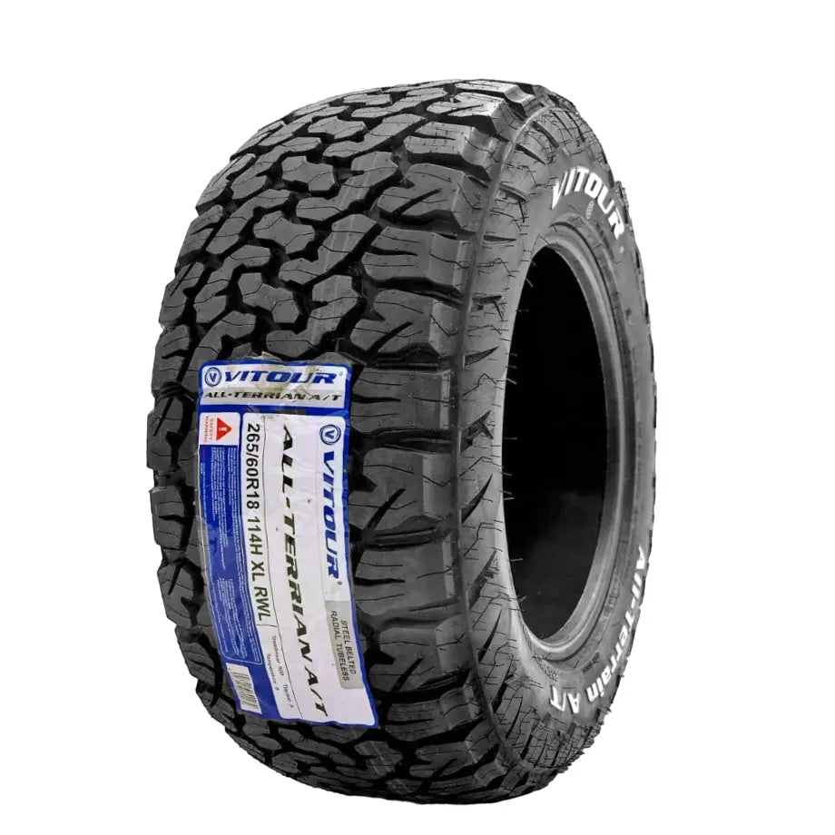 18 Inch Vitour Safari RWL All Terrain Bakkie Tyre - (265/60/18) Vitour Tyres