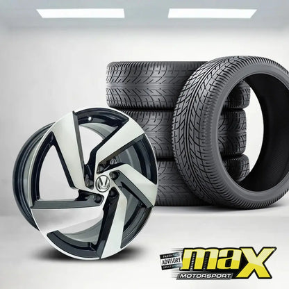 19 Inch MX5773 Golf 8 GTI Richmond Style Wheel & Tyre Combo (5x112 PCD) Max Motorsport