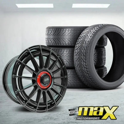 19 Inch MX9826 Indy HLT Style Wheel & Tyre Combol - 5x100 / 5x112 PCD Max Motorsport