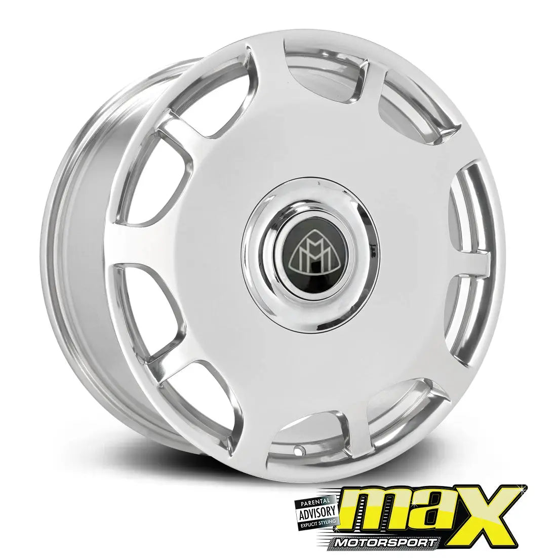 19 Inch Mag Wheel - MX3212NW Chrome Maybach Style Wheel - 5x112 PCD (Narrow & Wide) Max Motorsport