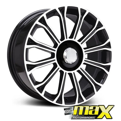 20 Inch Mag Wheel - MX3153NW Maybach Style Wheel - 5x112 PCD (Narrow & Wide) Max Motorsport