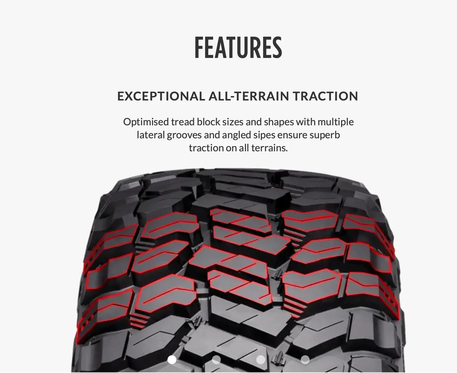 20 Inch Radar Renegade R/T+ Rugged Terrain 121/118QE Bakkie Tyre (265/50/20) Radar Tyres