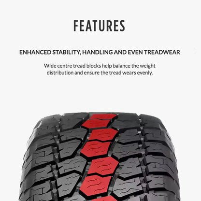 20 Inch Radar Renegade A/T5 All-Terrain 112V XL Bakkie Tyre (265/50/20) Dunlop Tyre