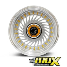 Load image into Gallery viewer, 15 Inch Mag Wheel - MX1213 SevenK Twist Wheel (4x100 / 4x108 PCD) Max Motorsport
