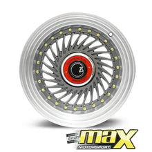 Load image into Gallery viewer, 15 Inch Mag Wheel - MX1213-15G SevenK Twist Wheel (4x100 / 4x114.3 PCD) Max Motorsport
