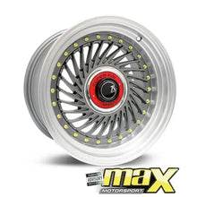 Load image into Gallery viewer, 15 Inch Mag Wheel - MX1213-15G SevenK Twist Wheel (4x100 / 4x114.3 PCD) Max Motorsport
