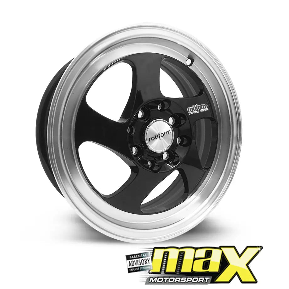 14 Inch Mag Wheel - MX8801 RF Wheels (4x100/ 4x114.3 PCD) Max Motorsport