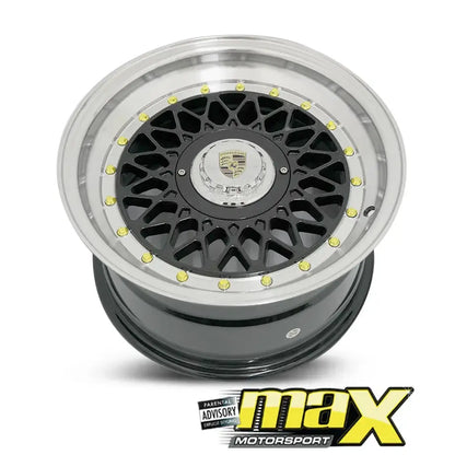15 Inch Mag Wheel - MX686 Posch Mesh Style Wheel (4x100 / 4x114.3 PCD) maxmotorsports