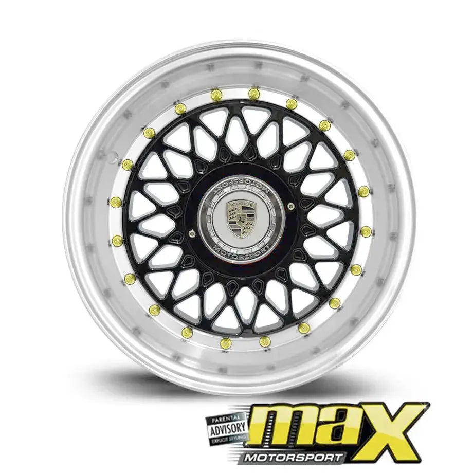 15 Inch Mag Wheel - MX666 Posch Mesh Style Wheel (4x100 / 4x114.3 PCD ...