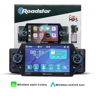 5.25 Inch - Roadstar RS-CP58 Digital Single Din Media Player With USB & Bluetooth Max Motorsport