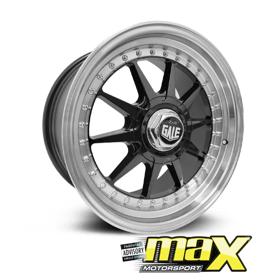 17 Inch Mag Wheel - MX1214-A Gale Ewing Style Wheel (4x100 / 5x100 PCD) Max Motorsport