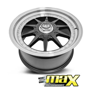 17 Inch Mag Wheel - MX1214-A Gale Ewing Style Wheel (4x100 / 5x100 PCD) Max Motorsport