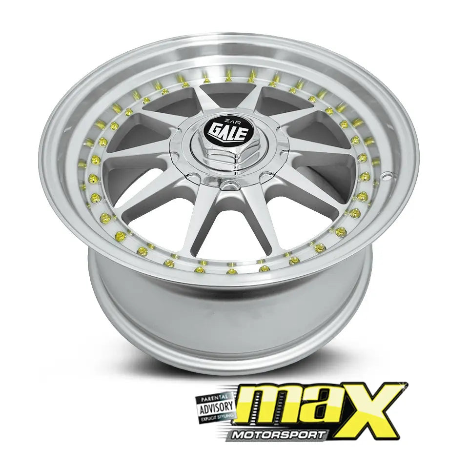 17 Inch Mag Wheel - MX1214-E Gale Ewing Style Wheel (4x100 / 5x100 PCD) Max Motorsport