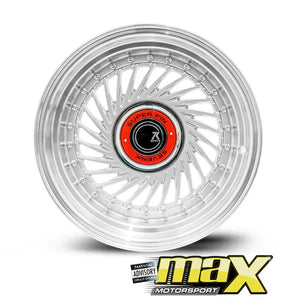 15 Inch Mag Wheel - MX1213-15I SevenK Twist Wheel (4x100 / 5x100 PCD) Max Motorsport
