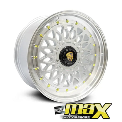 17 Inch Mag Wheel - MX006-17 Porsche Mesh Style Wheel (4x100/5x100 PCD) maxmotorsports