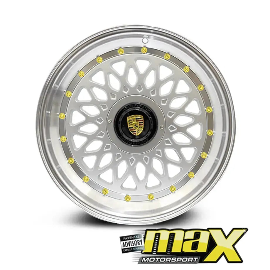 Mesh Rims Racing 17 Inch Mag Wheel - MX006-17 Porsche Mesh Style Wheel (4x100/5x100 PCD ...