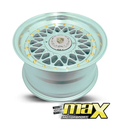 15 Inch Mag Wheel - MX666 Posch Mesh Style Wheel (4x100 / 5x100PCD) Max Motorsport