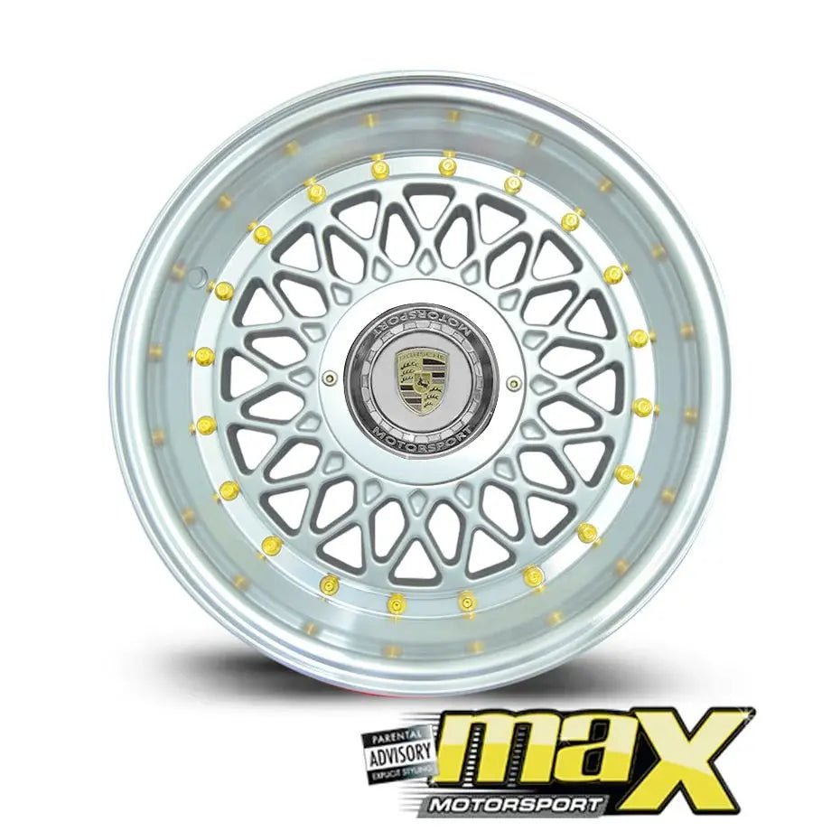 Mesh Style Rims 15 Inch Mag Wheel - MX666 Posch Mesh Style Wheel (4x100 / 5x100 PCD ...